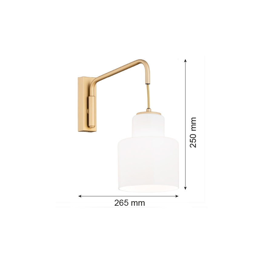 Argon 8371 - Seinävalaisin DIUNA 1xE27/15W/230V kulta