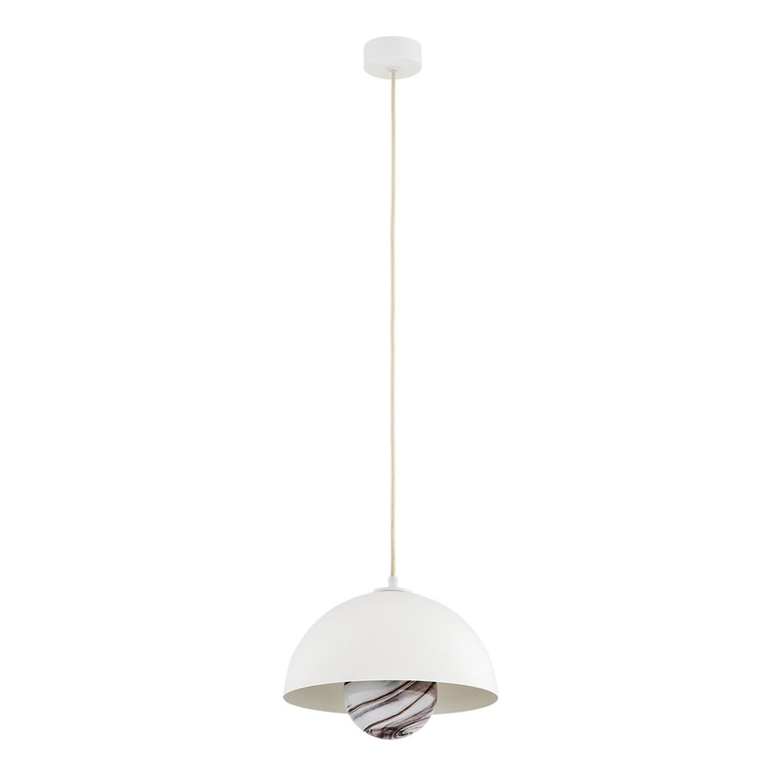 Argon 8443 - Kattokruunu johdossa PIAVA 1xE14/7W/230V alabasteri valkoinen