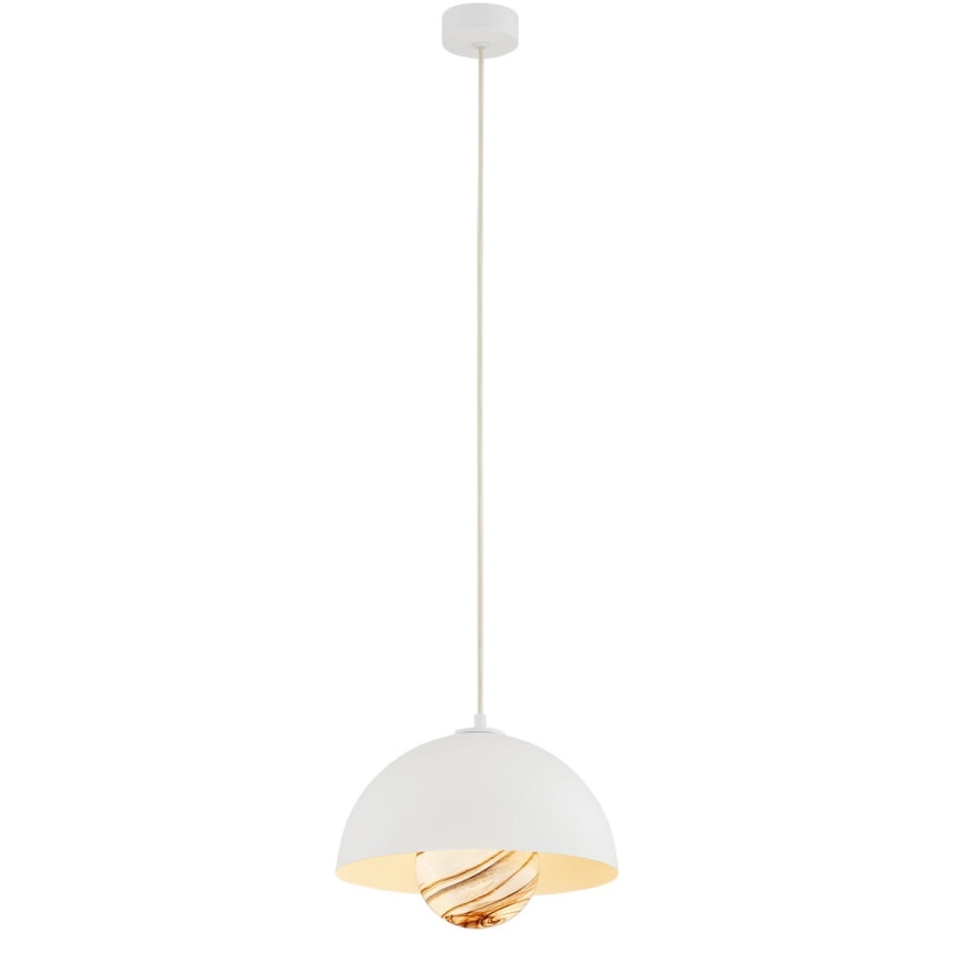 Argon 8443 - Kattokruunu johdossa PIAVA 1xE14/7W/230V alabasteri valkoinen