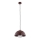 Argon 8444 - Kattokruunu johdossa PIAVA 1xE14/7W/230V alabasteri ruskea