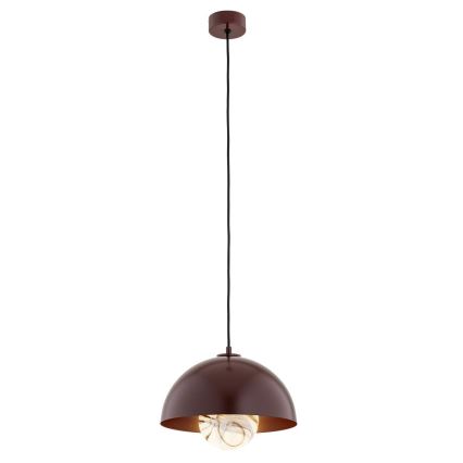 Argon 8444 - Kattokruunu johdossa PIAVA 1xE14/7W/230V alabasteri ruskea