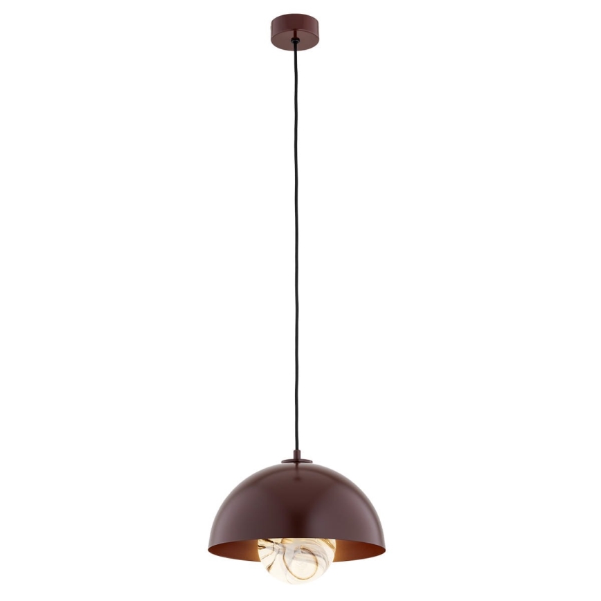 Argon 8444 - Kattokruunu johdossa PIAVA 1xE14/7W/230V alabasteri ruskea