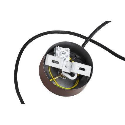 Argon 8444 - Kattokruunu johdossa PIAVA 1xE14/7W/230V alabasteri ruskea
