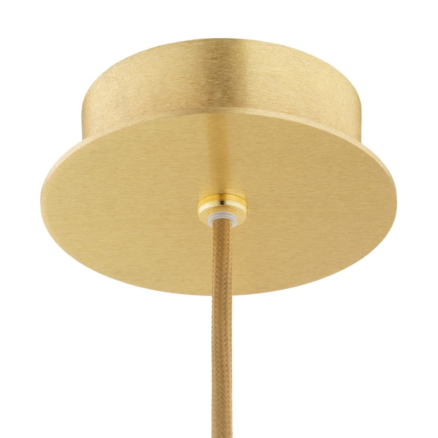 Argon 8447 - Kattokruunu johdossa ALMIROS 1xE27/15W/230V halkaisija 25 cm alabasteri kulta