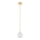 Argon 8450 - Kattokruunu johdossa ALMIROS 1xE14/7W/230V halkaisija 12 cm alabasteri kulta