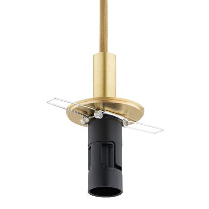Argon 8450 - Kattokruunu johdossa ALMIROS 1xE14/7W/230V halkaisija 12 cm alabasteri kulta