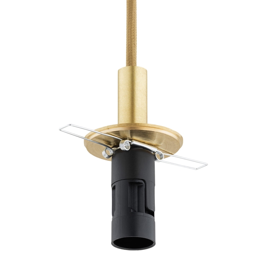 Argon 8450 - Kattokruunu johdossa ALMIROS 1xE14/7W/230V halkaisija 12 cm alabasteri kulta