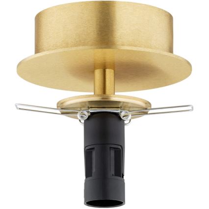 Argon 8453 - Seinävalaisin FABIO 1xE14/7W/230V alabasteri kulta