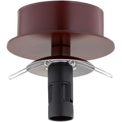 Argon 8455 - Seinävalaisin FABIO 1xE14/7W/230V alabasteri ruskea