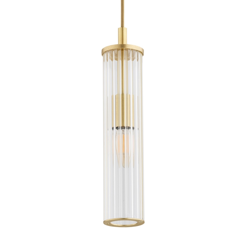Argon 8489 - Kattokruunu johdossa HAMPTON 1xE14/7W/230V kulta