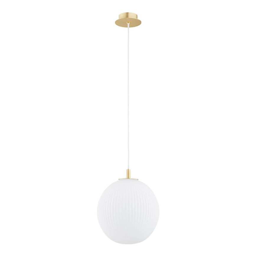 Argon 8507 - Kattokruunu johdossa PALOMA 1xE27/15W/230V halkaisija 25 cm kulta/valkoinen