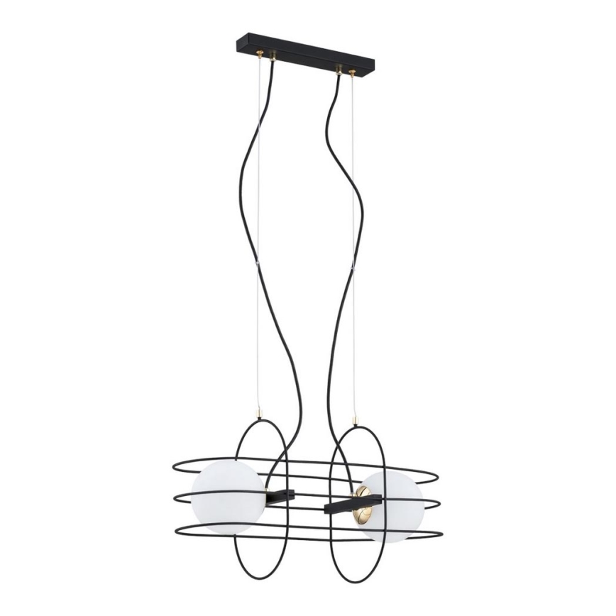 Argon 851 - Kattokruunu narulla ROSSANO 2xE14/40W/230V