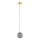 Argon 8512 - Kattokruunu johdossa PALOMA 1xE14/7W/230V halkaisija 12 cm kulta/musta