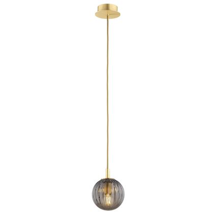 Argon 8512 - Kattokruunu johdossa PALOMA 1xE14/7W/230V halkaisija 12 cm kulta/musta