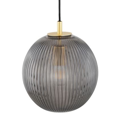 Argon 8513 - Kattokruunu johdossa PALOMA 1xE27/15W/230V halkaisija 25 cm kulta/musta
