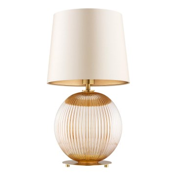 Argon 8535 - Pöytävalaisin HAMILTON 1xE27/15W/230V 54 cm kerma/beige