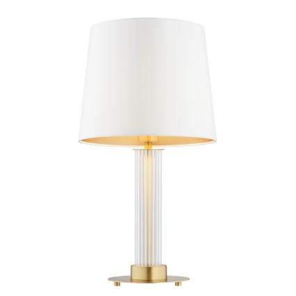 Argon 8540 - Pöytävalaisin HAMPTON 1xE27/15W/230V 57 cm valkoinen