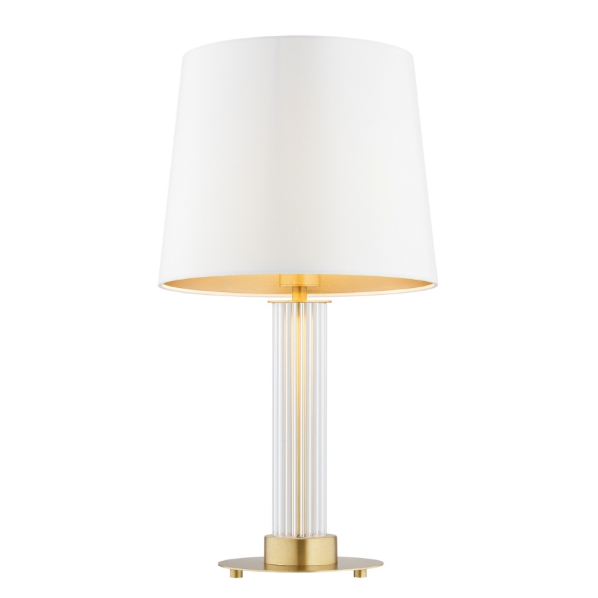 Argon 8540 - Pöytävalaisin HAMPTON 1xE27/15W/230V 57 cm valkoinen