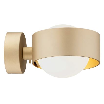 Argon 8567 - Kylpyhuoneen seinävalaisin MASSIMO PLUS 1xG9/6W/230V IP44 kulta