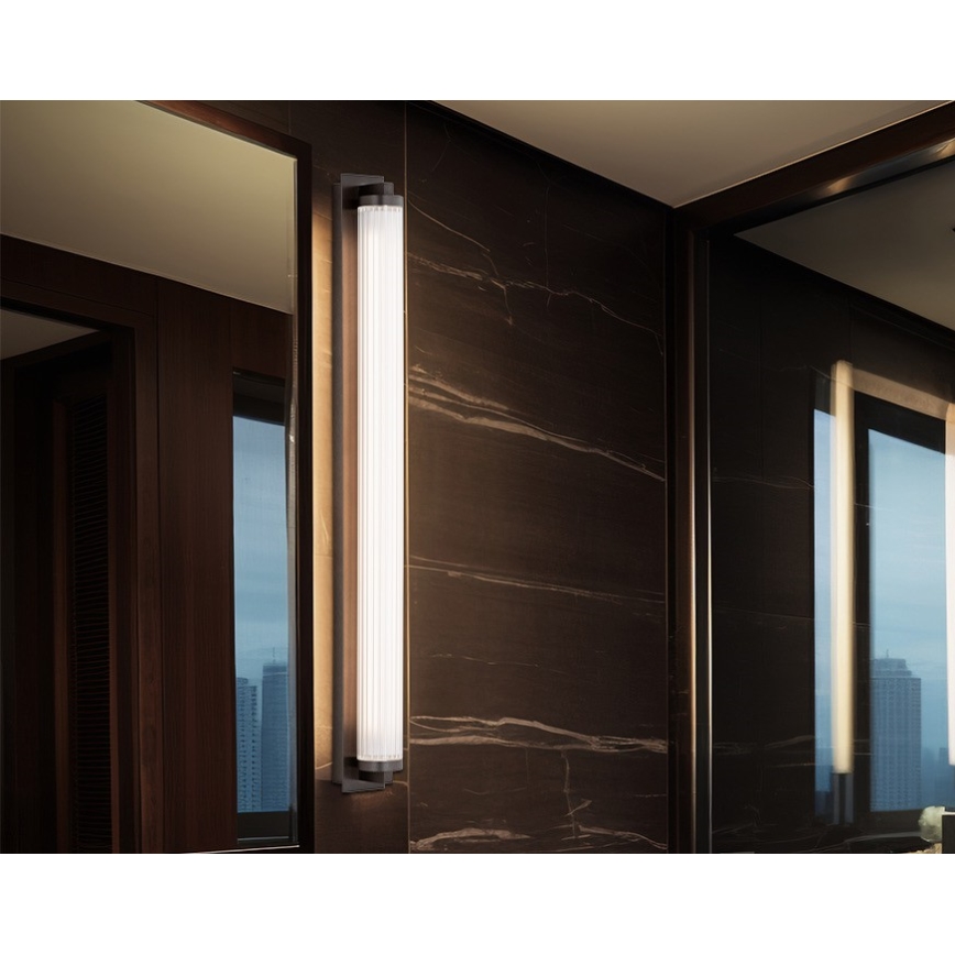 Argon 8623 - LED-seinävalaisin HAMPTON LED/34W/230V 3000K musta
