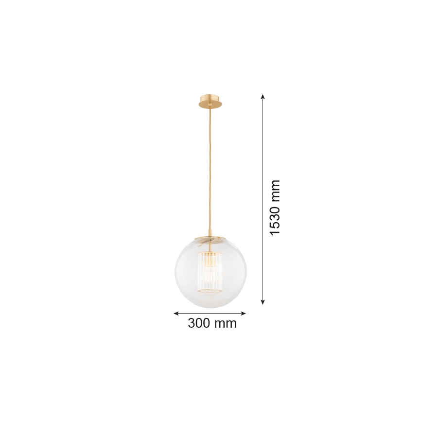 Argon 8626 - Kattokruunu johdossa HAMPTON 1xE27/15W/230V