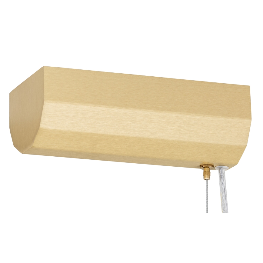 Argon 8627 - LED-kattokruunu johdossa HAMPTON LED/60W/230V 3000K 80 cm messinki