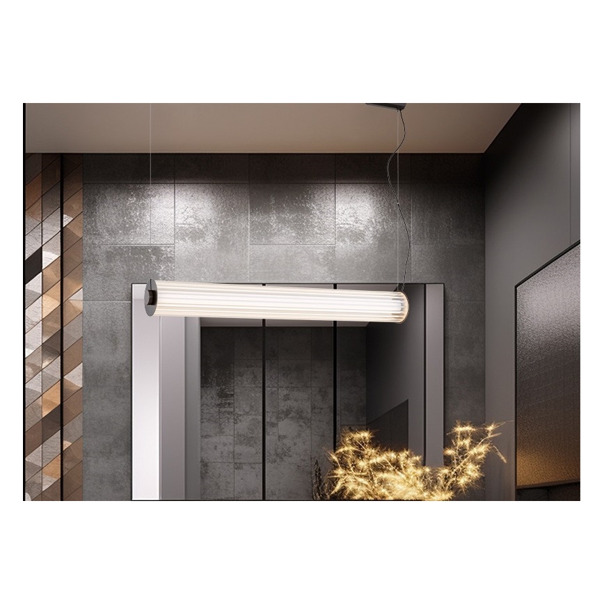 Argon 8628 - LED-kattokruunu johdossa HAMPTON LED/60W/230V 3000K 80 cm musta