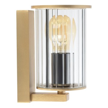 Argon 8752 - Ulkoseinävalaisin NORFOLK 1xE27/15W/230V IP44 kulta