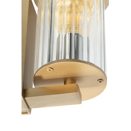 Argon 8752 - Ulkoseinävalaisin NORFOLK 1xE27/15W/230V IP44 kulta