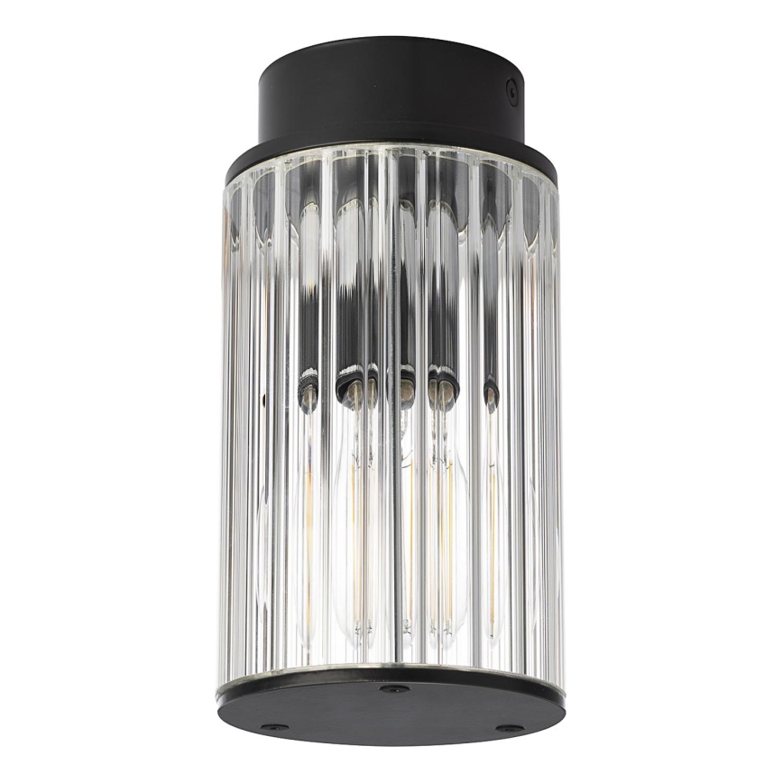 Argon 8773 - Ulkokattovalo NORFOLK 1xE27/15W/230V IP44 musta