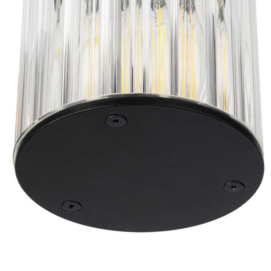 Argon 8773 - Ulkokattovalo NORFOLK 1xE27/15W/230V IP44 musta