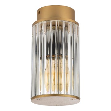 Argon 8774 - Ulkokattovalo NORFOLK 1xE27/15W/230V IP44 kulta