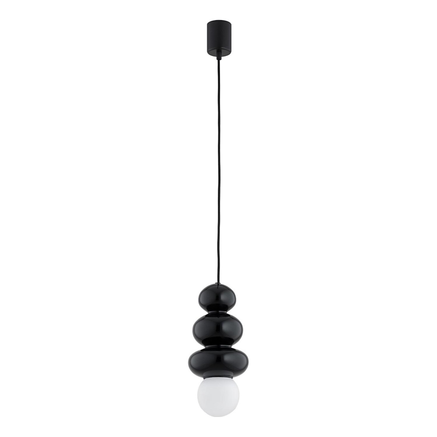 Argon 8788 - Kylpyhuoneen kattokruunu narussa ORLANDO PLUS 1xG9/6W/230V IP44 musta