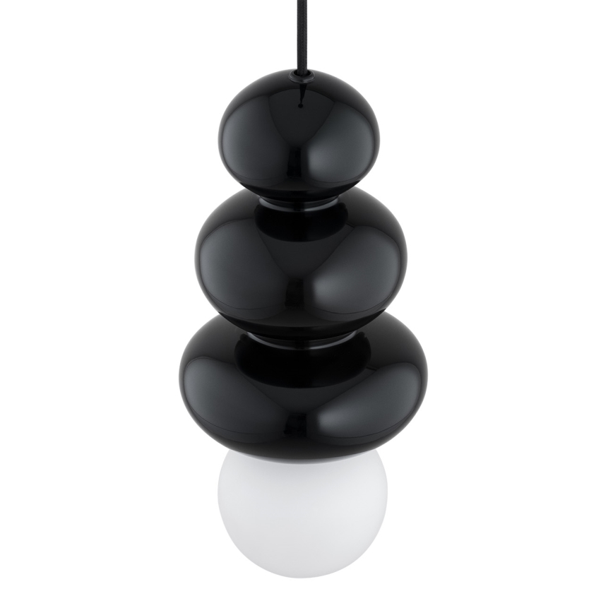 Argon 8788 - Kylpyhuoneen kattokruunu narussa ORLANDO PLUS 1xG9/6W/230V IP44 musta