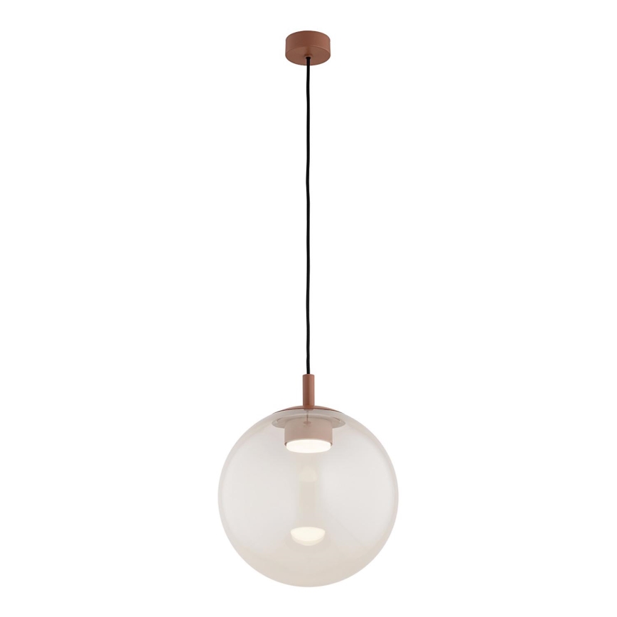Argon 8829 - Kattokruunu johdossa SACRAMENTO 1xGX53/8W/230V läpinäkyvä/ruskea