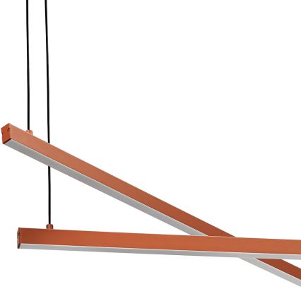 Argon 8837 - LED-kattokruunu johdossa MIAMI LED/74W/230V 3000K ruskea