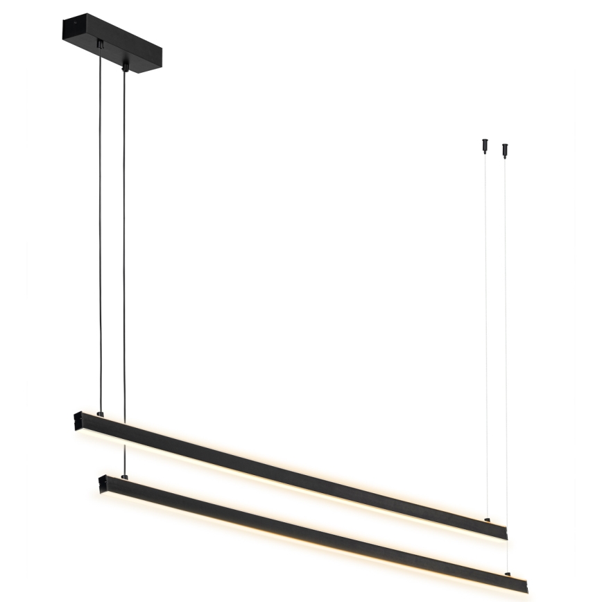 Argon 8838 - LED-kattokruunu johdossa MIAMI LED/74W/230V 3000K musta