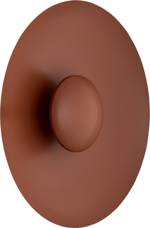 Argon 8866 - LED-seinävalaisin BOLTON LED/12,5W/230V 3000K terrakotanvärinen