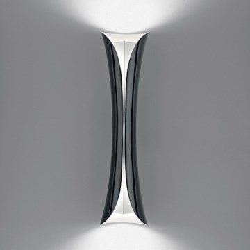 Artemide 1373010A - Seinävalaisin CADMO 2xGU10/10W/230V musta