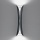 Artemide 1373010A - Seinävalaisin CADMO 2xGU10/10W/230V musta