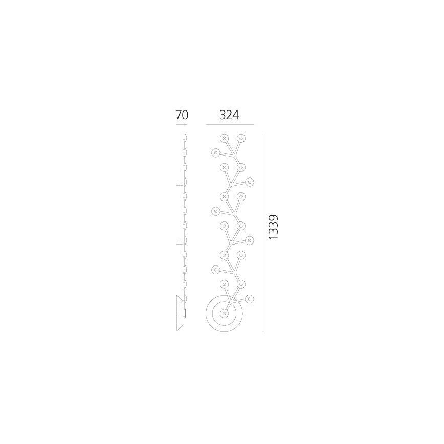 Artemide 1596050APP - Himmennettävä LED-kattovalaisin NET LED/45W/230V 3000K