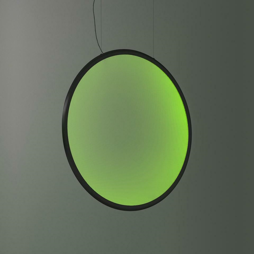 Artemide 1993330APP - LED RGBW Himmennettävä kattokruunu johdossa DISCOVERY LED/59W/230V 2700-6500K musta