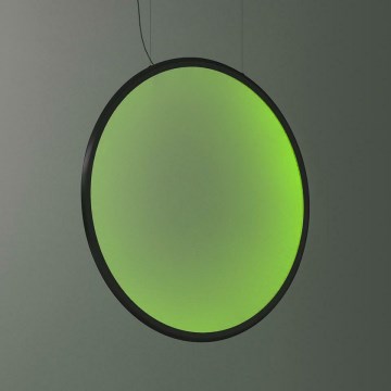 Artemide 1994330APP - LED RGBW Himmennettävä kattokruunu johdossa DISCOVERY LED/79W/230V 2700-6500K musta