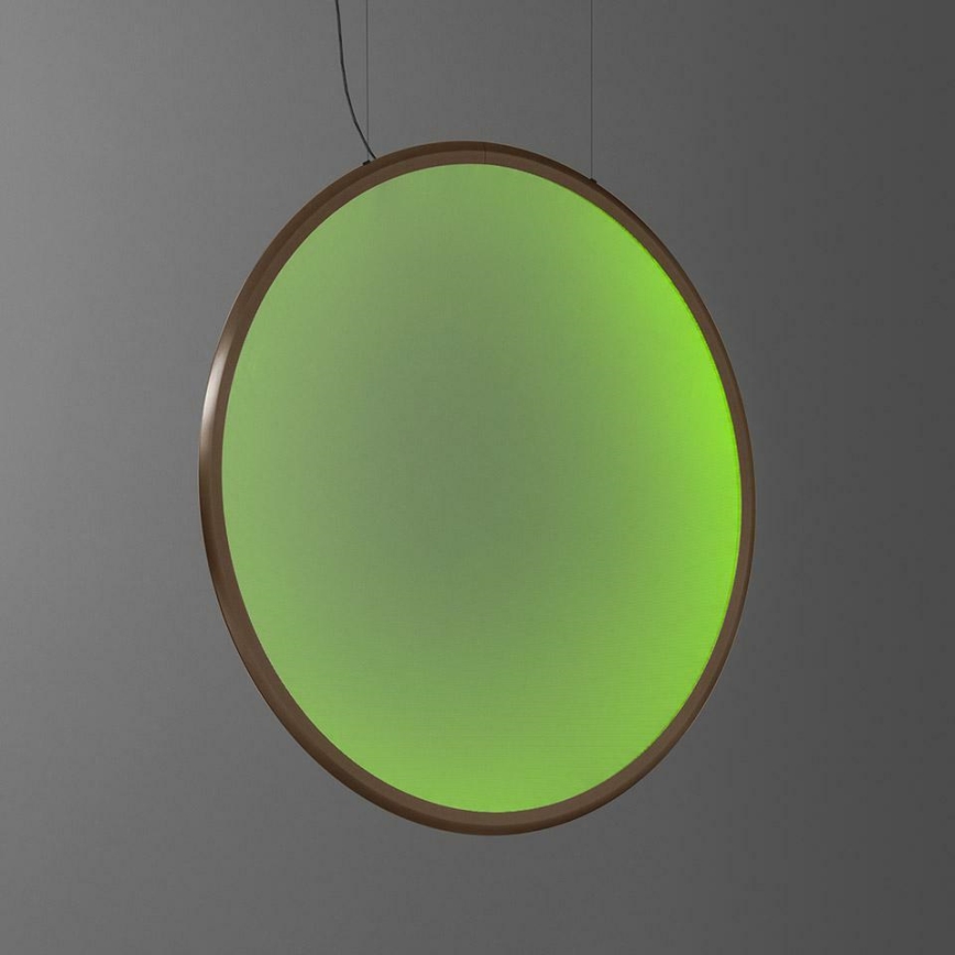 Artemide 1994360APP - LED RGBW Himmennettävä kattokruunu johdossa DISCOVERY LED/79W/230V 2700-6500K pronssi
