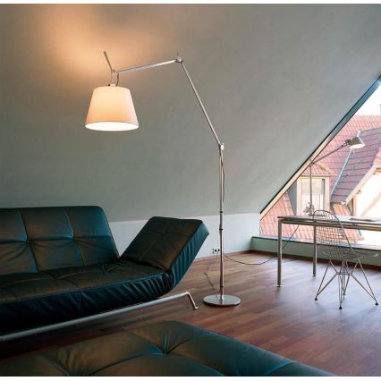 Artemide AR 0947010A+AR A012820 KOMPLET - Lattialamppu TOLOMEO BASCULANTE 1xE27/100W/230V