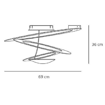 Artemide AR 1247010A - Kattovalo PIRCE MINI 1xR7s/330W/230V