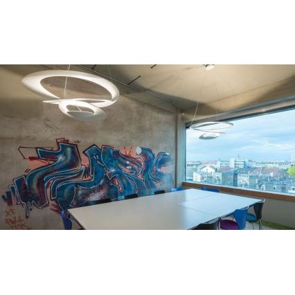 Artemide AR 1249010A - Himmennettävä LED-kattokruunu narussa PIRCE MICRO 1xLED/27W/230V