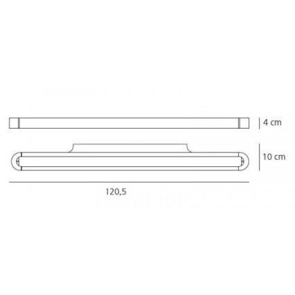 Artemide AR 1917010A - LED-seinävalaisin TALO 120 1xLED/51W/230V