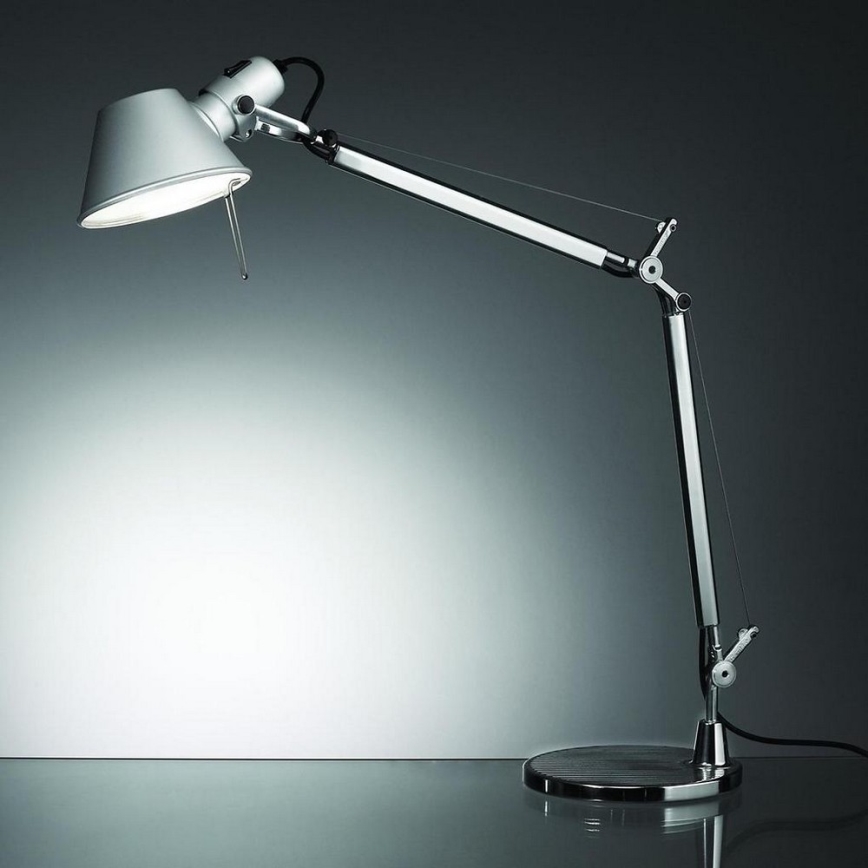 Artemide AR A001000+AR A004030 KOMPLET - Pöytävalaisin TOLOMEO 1xE27/70W/230V