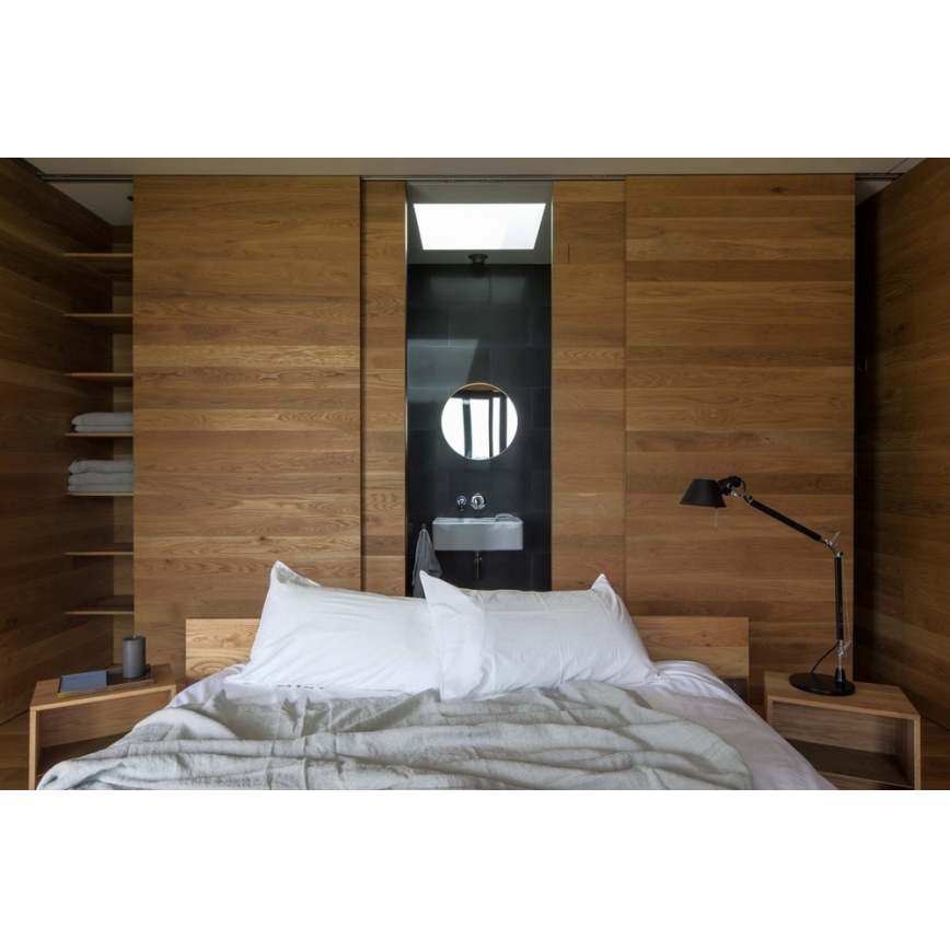 Artemide AR A005940+AR A00861 KOMPLET - Pöytävalaisin TOLOMEO MINI 1xE27/70W/230V